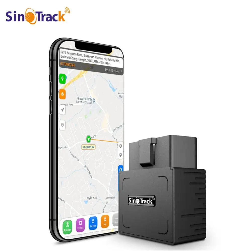 OBD II GPS Tracker 16PIN OBD Plug Car Play