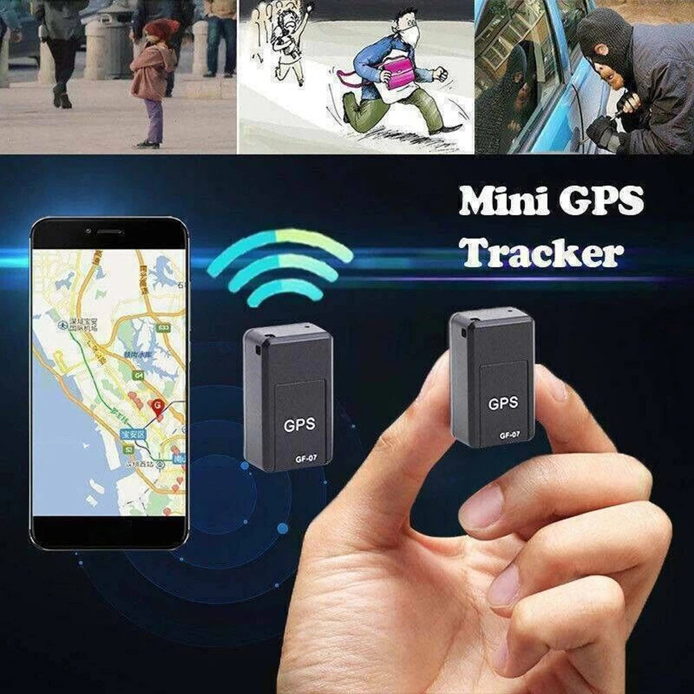 GF-07 GPS Tracker Mini Locator Car Real Time Tracking Vehicle Anti-Theft Pets Children Anti-lost SIM Message Positioner