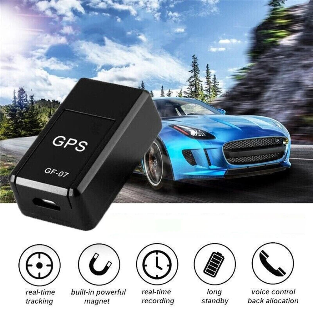 GF-07 GPS Tracker Mini Locator Car Real Time Tracking Vehicle Anti-Theft Pets Children Anti-lost SIM Message Positioner