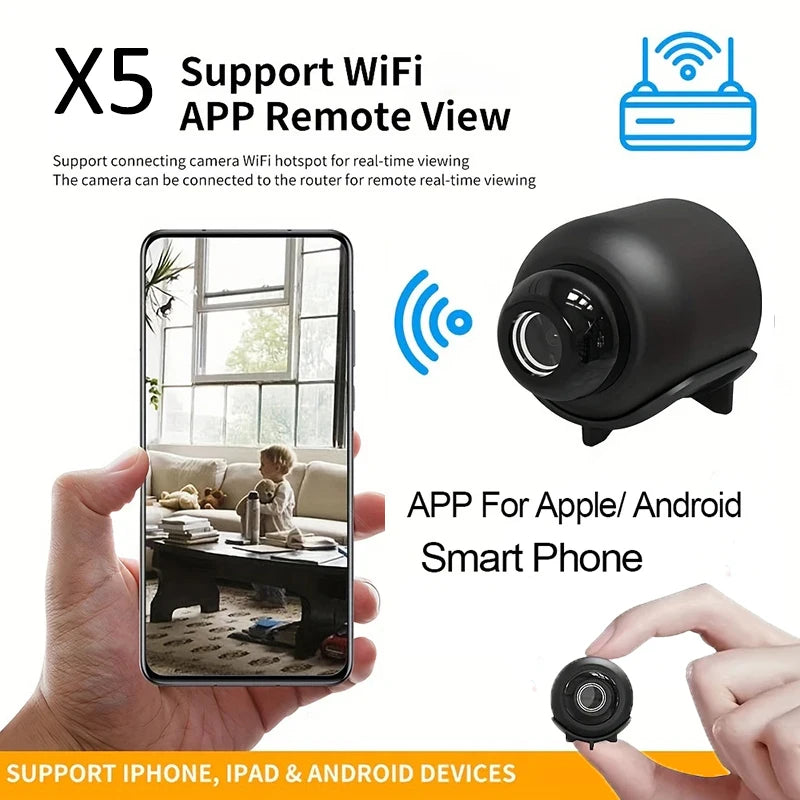 X5 Camera Wireless 1080P Surveillance Security Video Cam