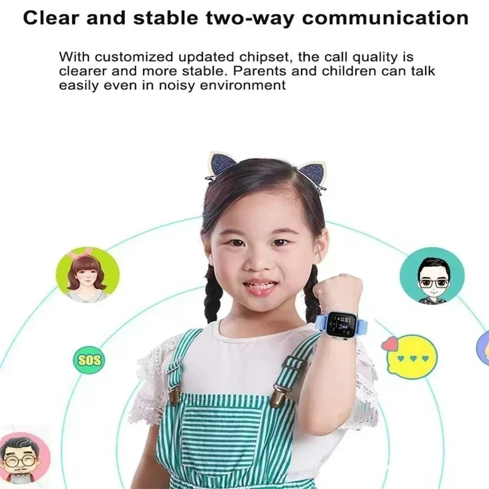 Xiaomi Kids 4G Smart Watch SOS GPS Location Video Call Sim Card Child SmartWatch Camera Waterproof Upgrade Watch For Boys Girls