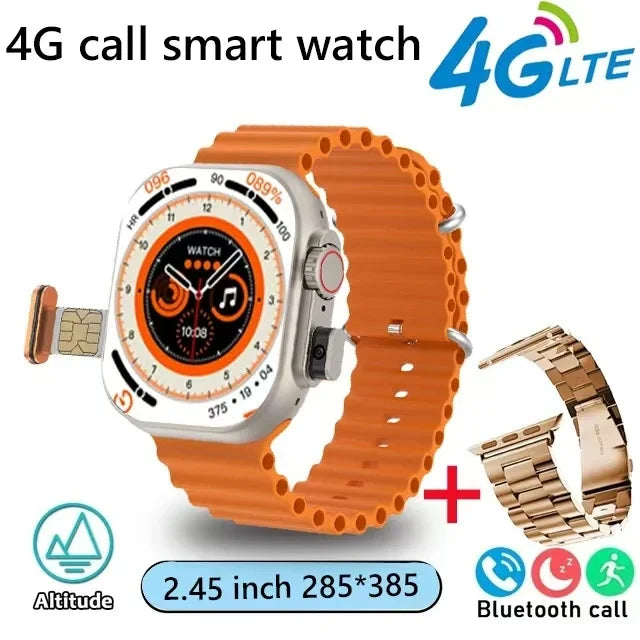 2024 Smartwatch Support SIM Card Cellular Network Sports Mode 4G T83pro Supports APP Bluetooth Connection Earphones Smartwatch