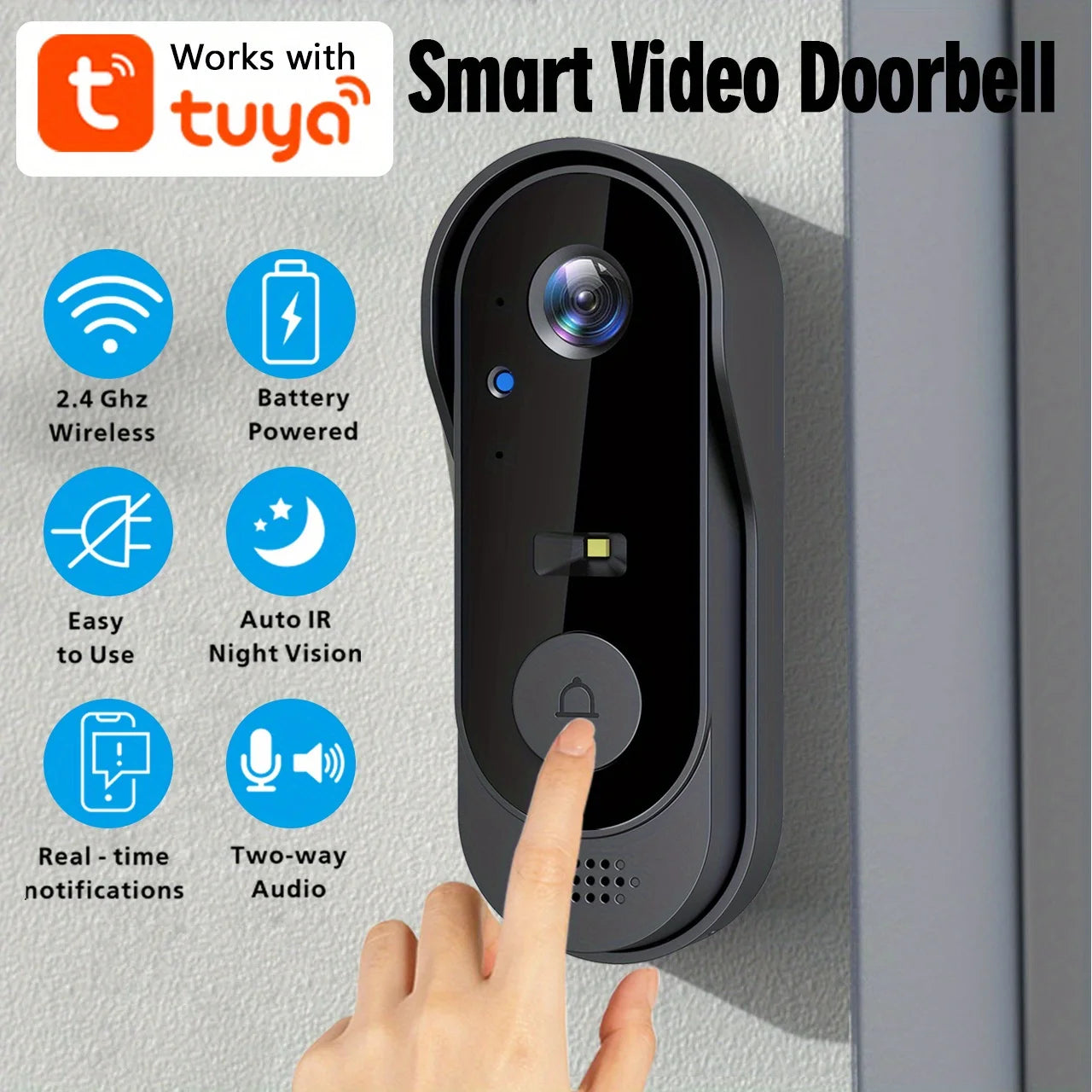 Tuya WiFi Home Smart Video Doorbell