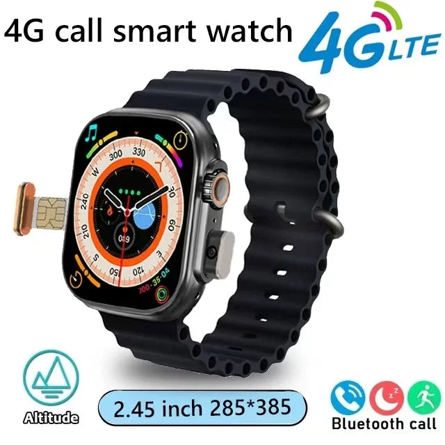 2024 Smartwatch Support SIM Card Cellular Network Sports Mode 4G T83pro Supports APP Bluetooth Connection Earphones Smartwatch