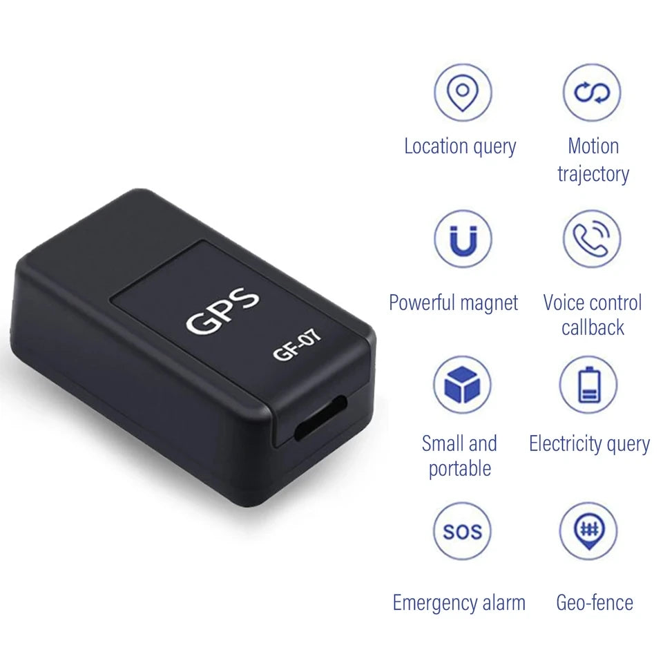 GF07 Magnetic GPS Tracker – Mini Portable Anti-Theft & Anti-Lost Device