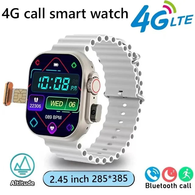 2024 Smartwatch Support SIM Card Cellular Network Sports Mode 4G T83pro Supports APP Bluetooth Connection Earphones Smartwatch