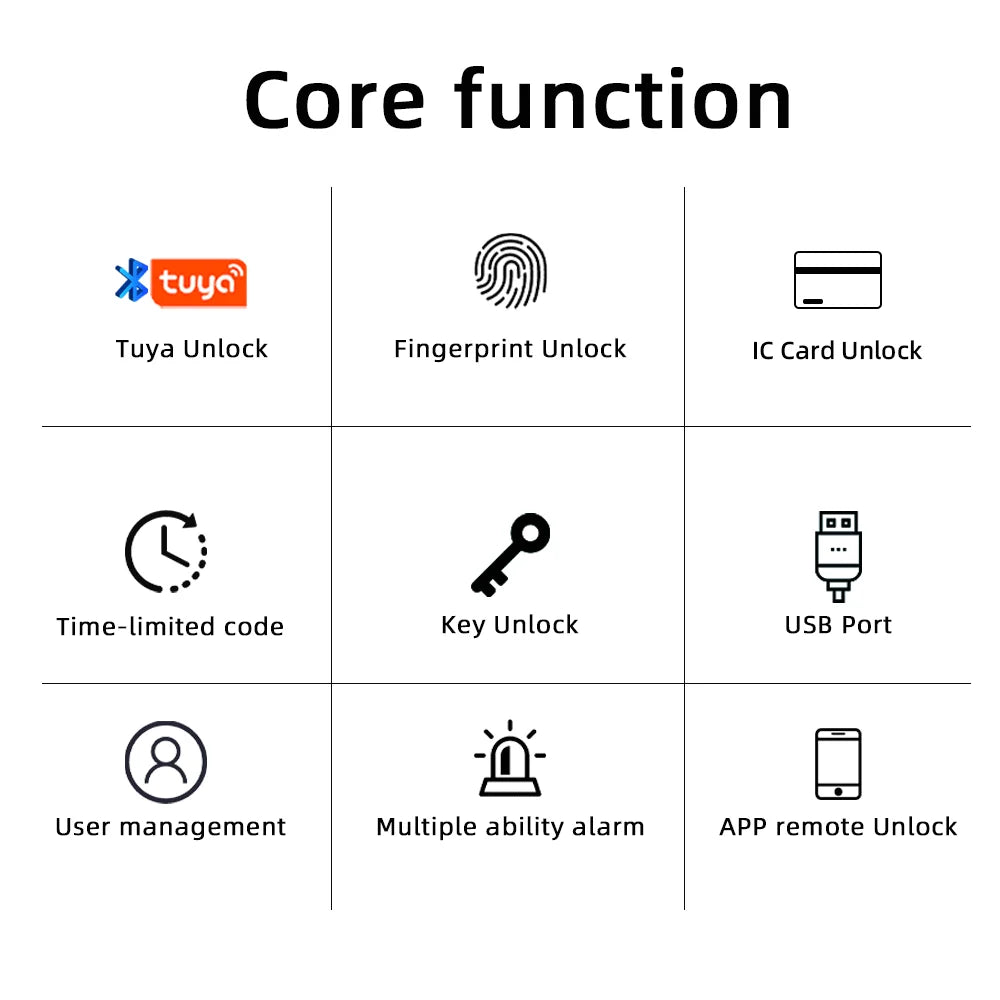 RAYKUBE M5 US Free Delivery Tuya BLE Smart Fingerprint