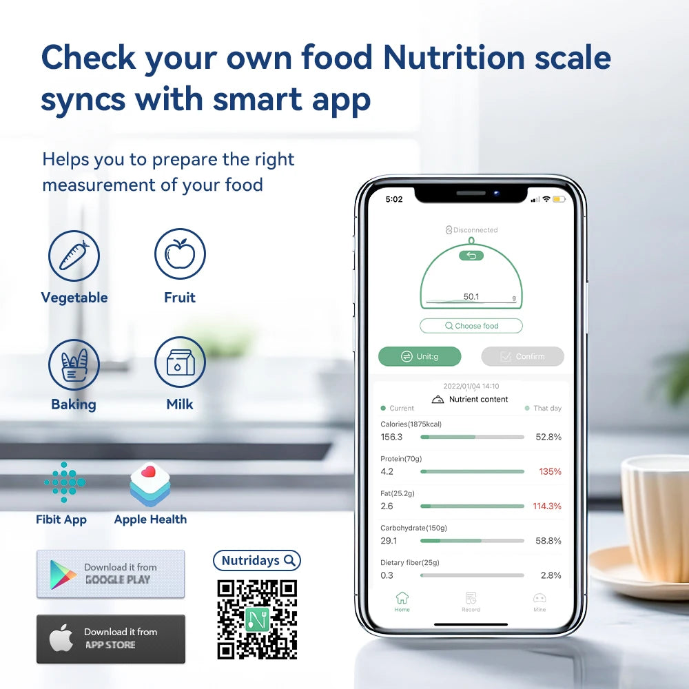 Smart Kitchen Nutrition Scale