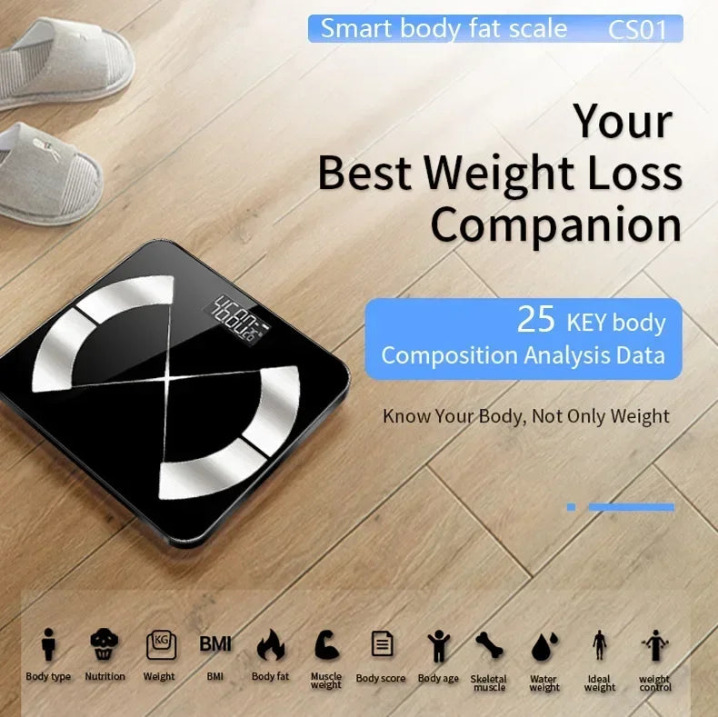 Electronic Scale Smart Bluetooth Weighing Human Charging