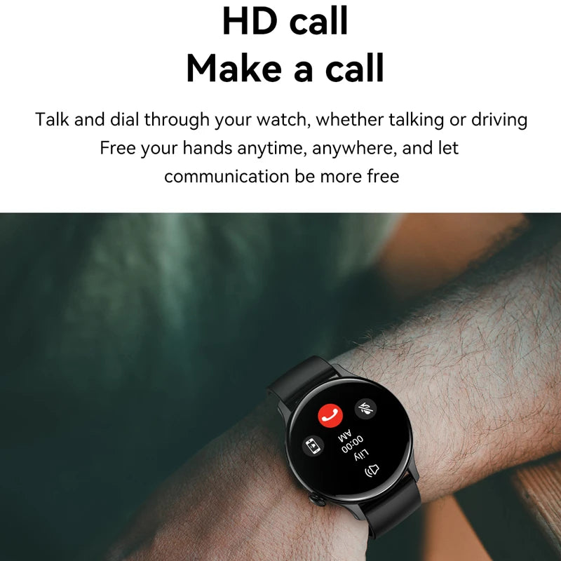 2024 AMOLED Smart Watch Ladies Screen Always Show Voice Calling For Xiaomi