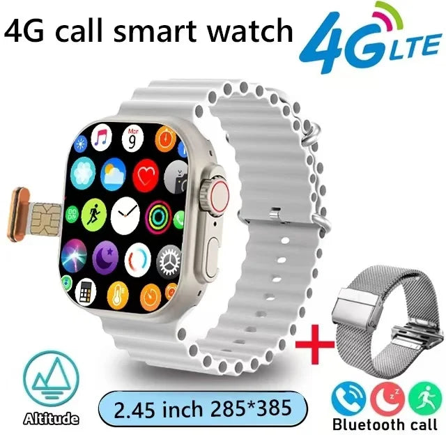 2024 Smartwatch Support SIM Card Cellular Network Sports Mode 4G T83pro Supports APP Bluetooth Connection Earphones Smartwatch