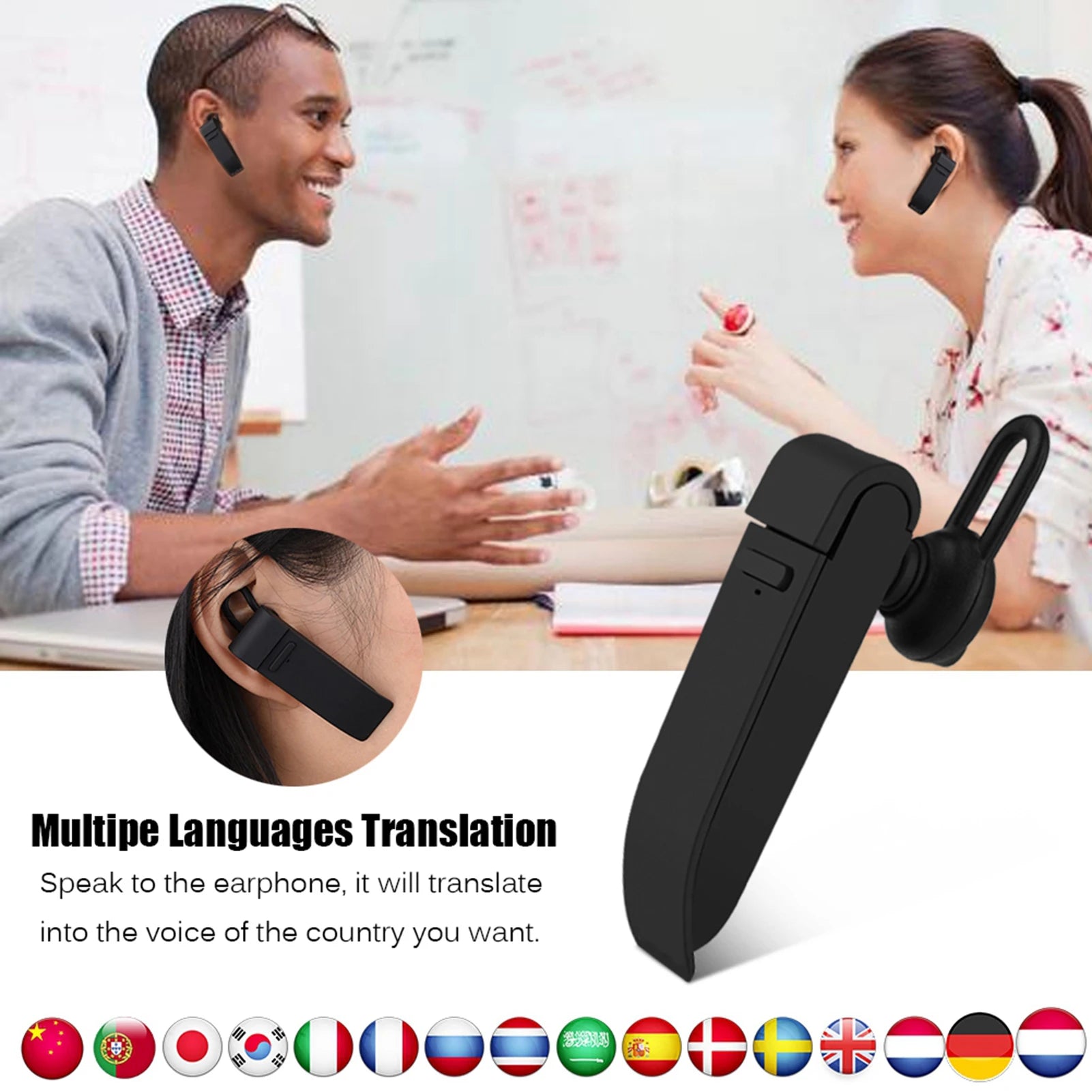 Intelligent Multi Language Headphone