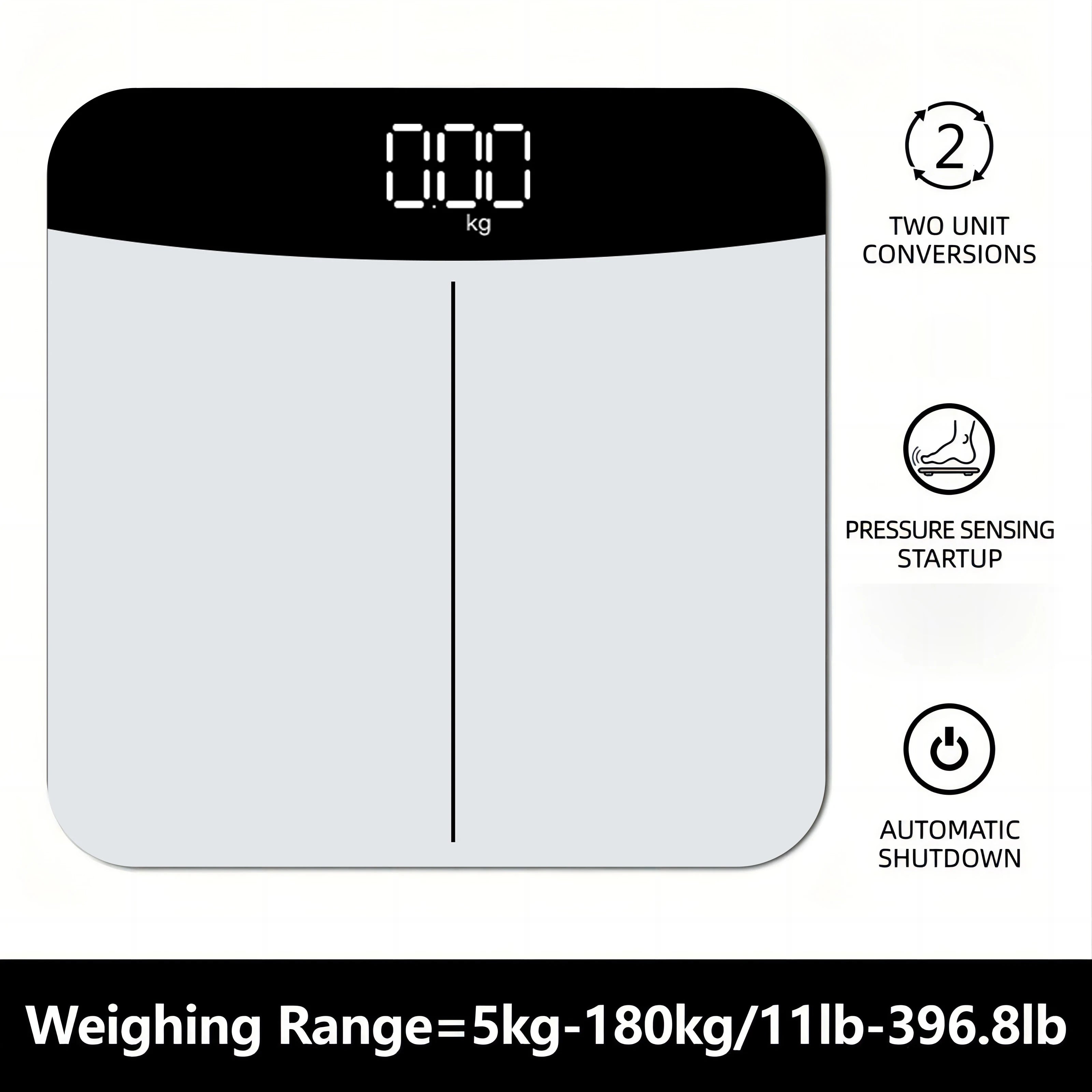 Digital bathroom scale, 396 LBS