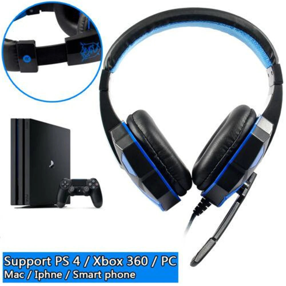 Subwoofer Gaming Wireless Headphone with Mic