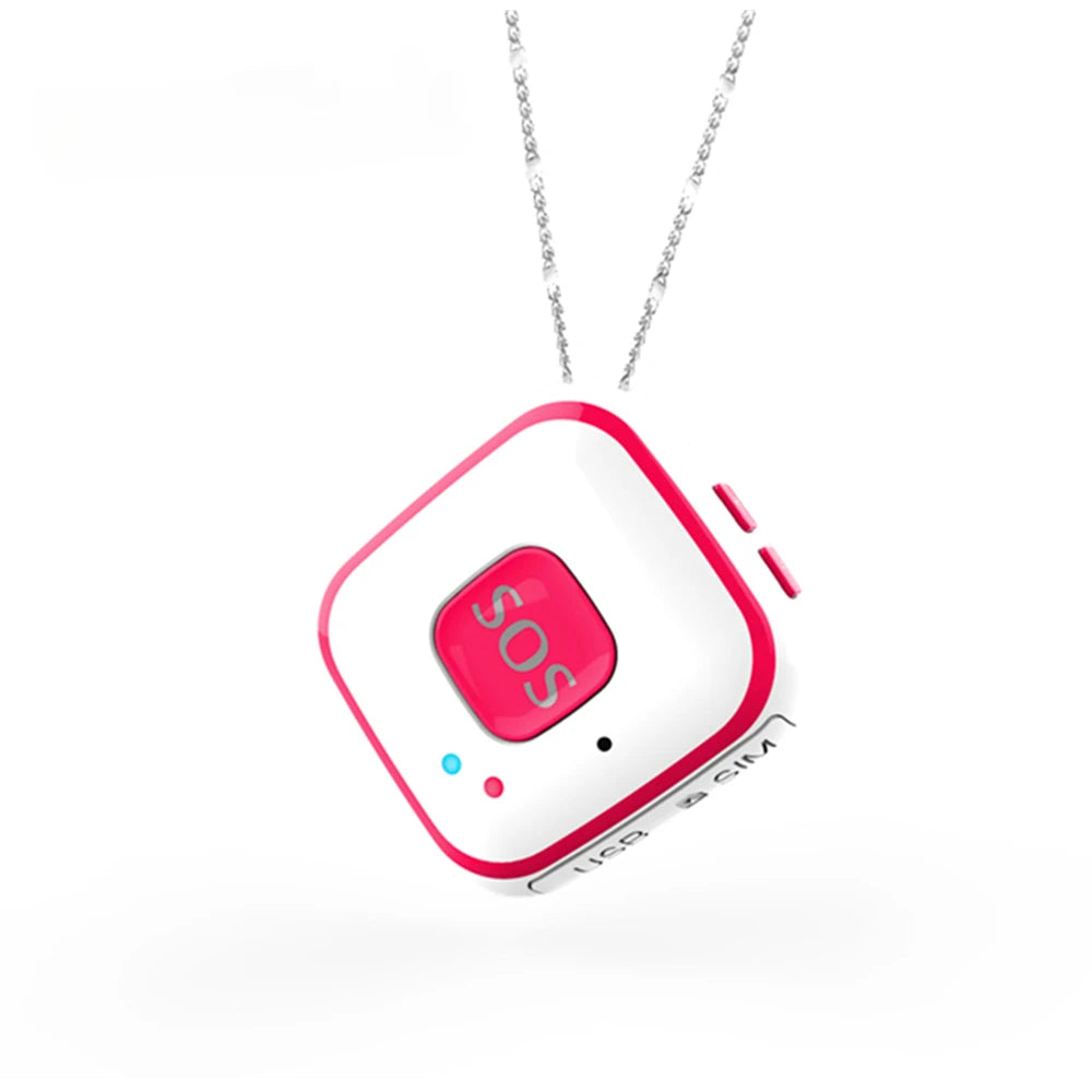 Gps Tracker Jewelry Necklace For Babies Adults Device Tracking