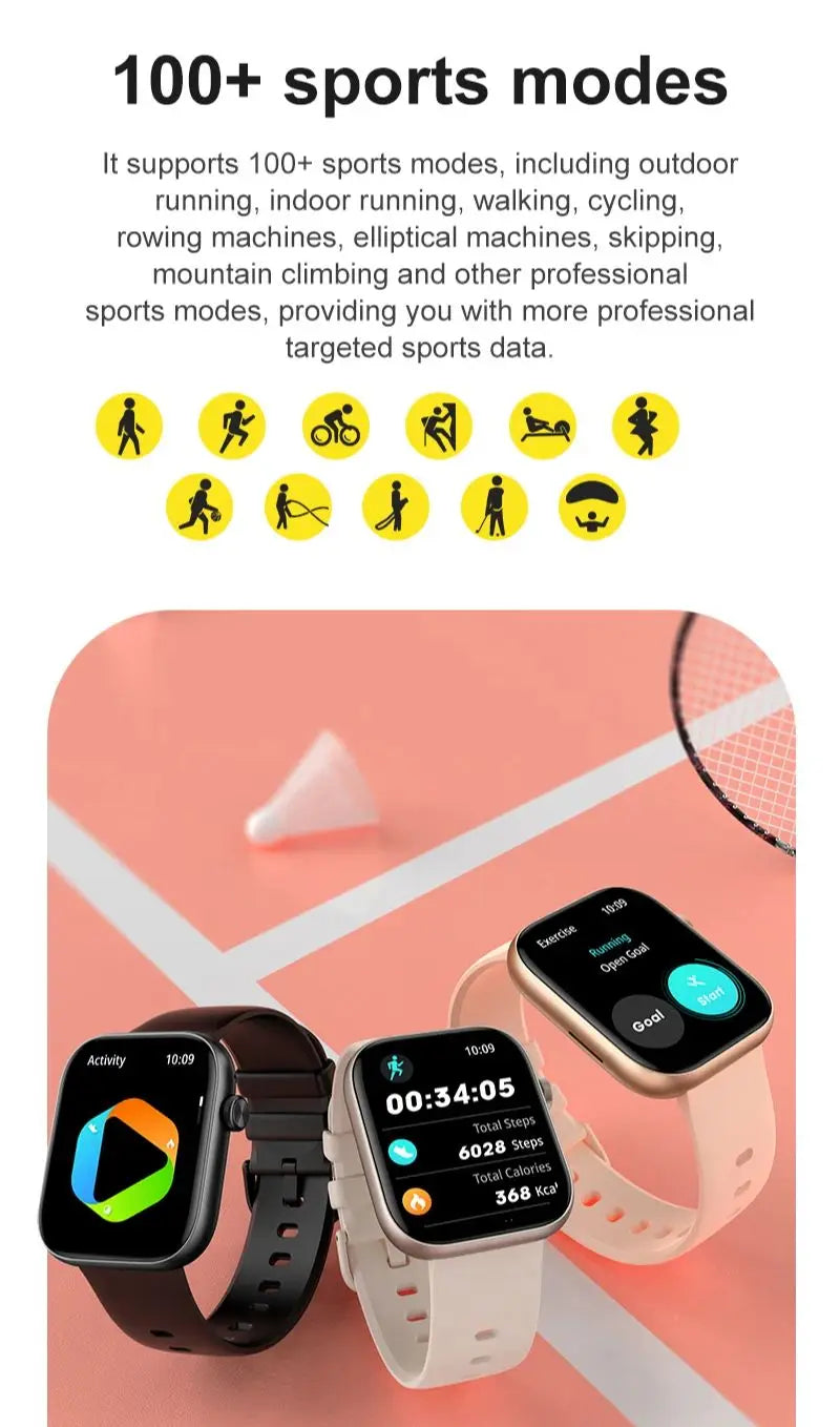 Multi Sports Modes Smartwatch For Android IOS