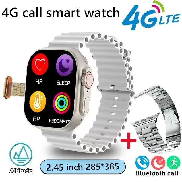 2024 Smartwatch Support SIM Card Cellular Network Sports Mode 4G T83pro Supports APP Bluetooth Connection Earphones Smartwatch