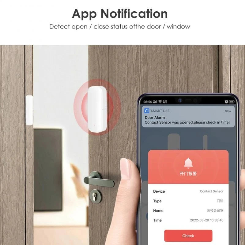 Tuya WiFi Smart Door Sensor Detectors