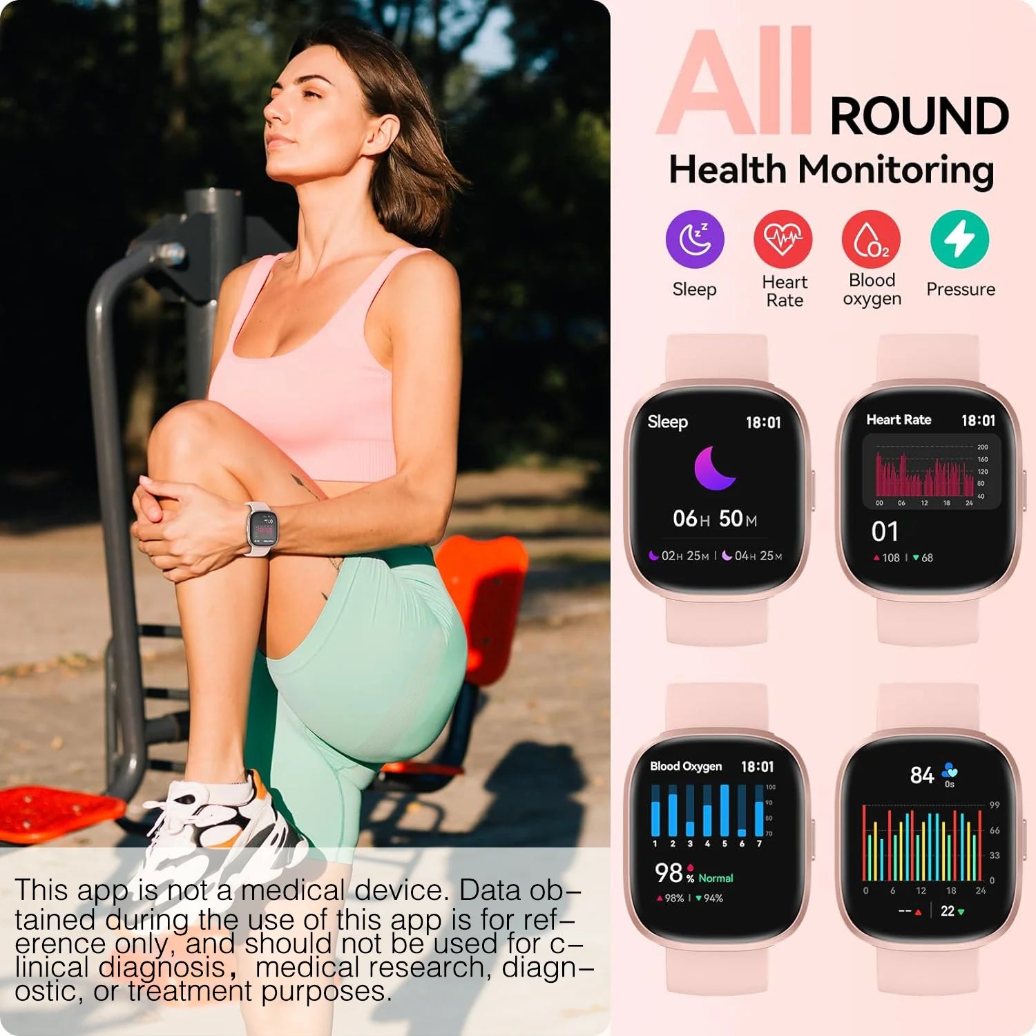 Smart Watch(Answer/Make Call), 1.83" HD
